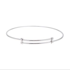 New ADORNIA Bangle Bracelet with Overlapping Design.